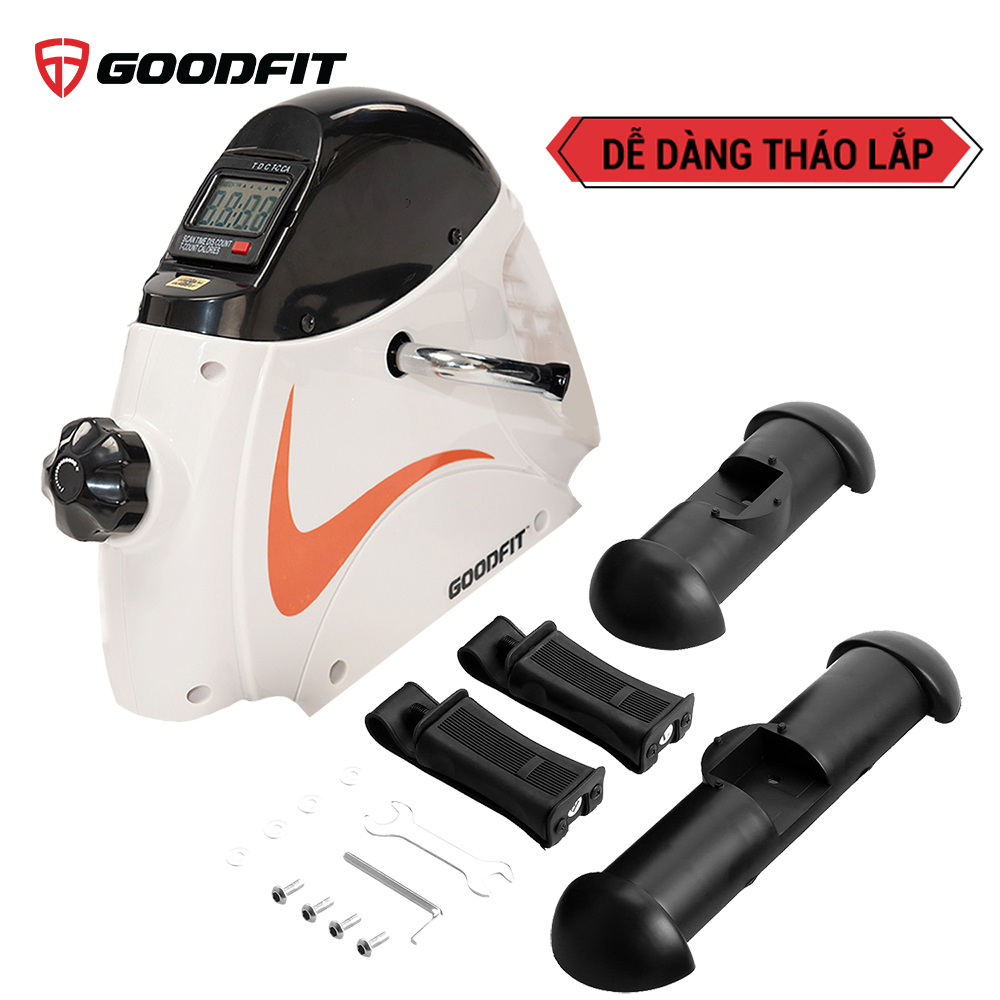 Xe đạp thể thao, máy đạp xe, xe đạp tập thể dục tại nhà GoodFit tùy chỉnh độ nặng, đồng hồ điện tử đo lường vòng đạp GF001PA