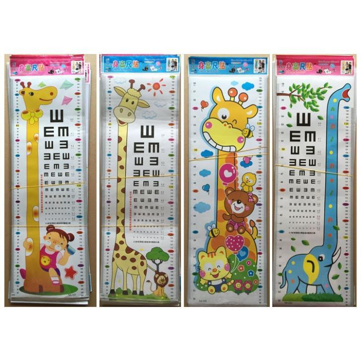 Decal Dán Tường Đo Chiều Cao Cho Bé