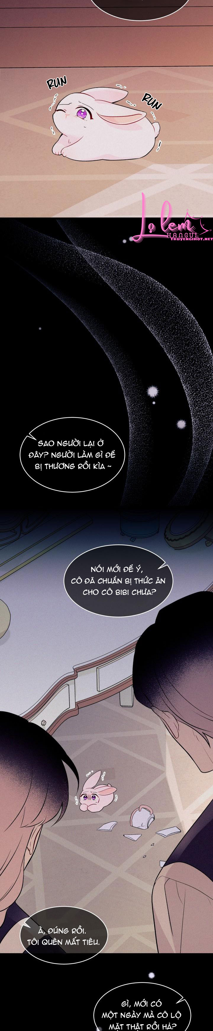 mối liên kết giữa báo đen và bé thỏ chapter 39.1 4
