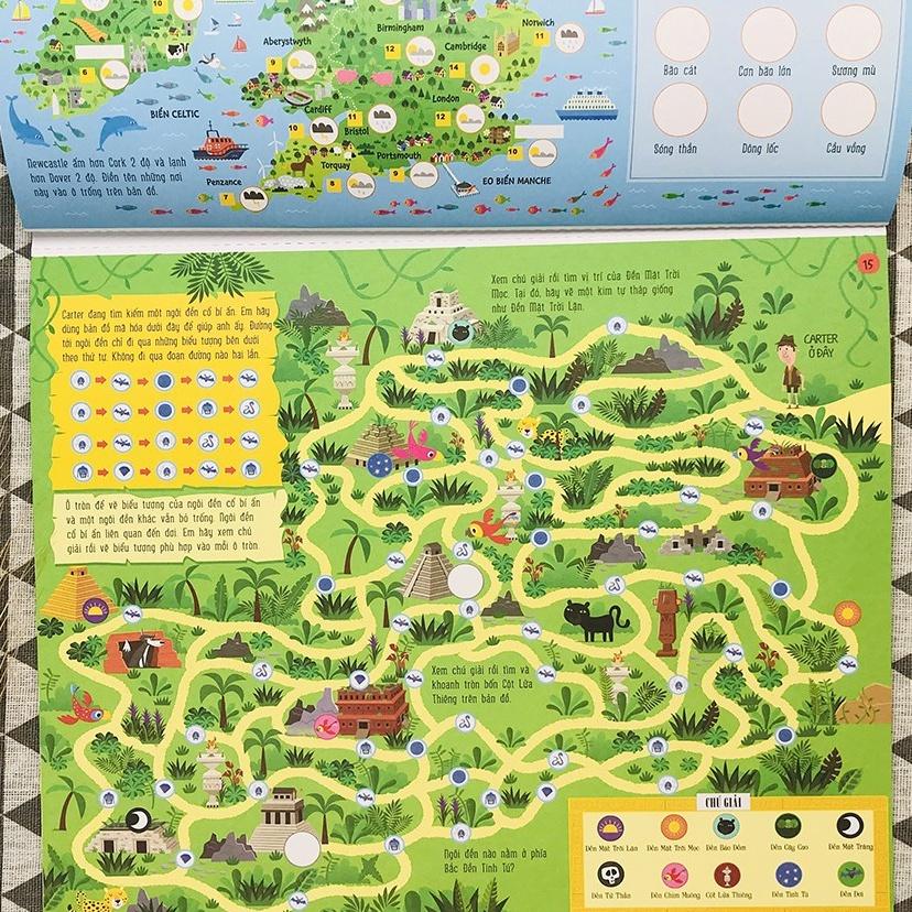 Cuốn sách khổng lồ về trò chơi tư duy - Maps Activity Pad