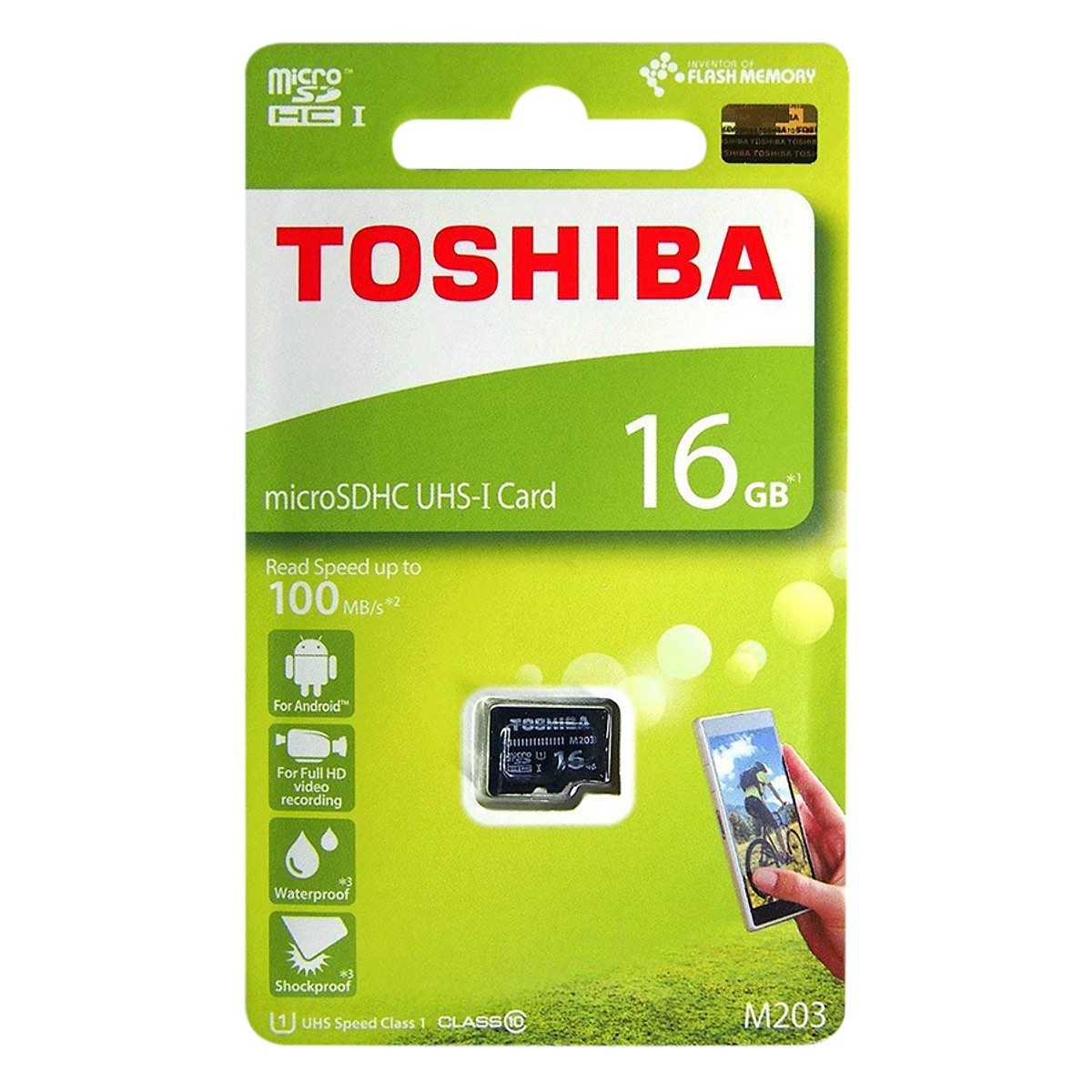 Thẻ Nhớ Micro SDHC Toshiba M203 100MB/s 16gb- Hàng chính hãng