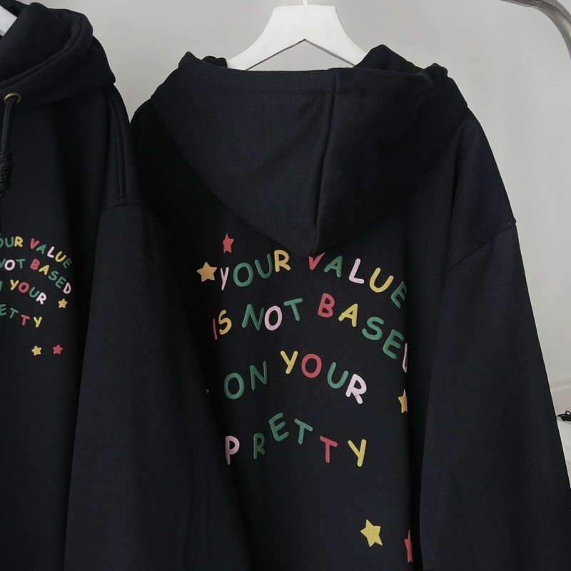ÁO HOODIE - ÁO KHOÁC NỈ NGOẠI Dây full zip HOOIDE MỚI in CHỮ 7 MÀU