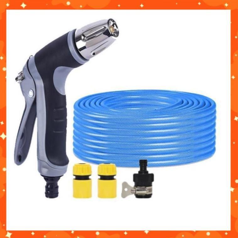 Bộ dây và vòi xịt rửa xe tưới cây tăng áp 3-5m  206817