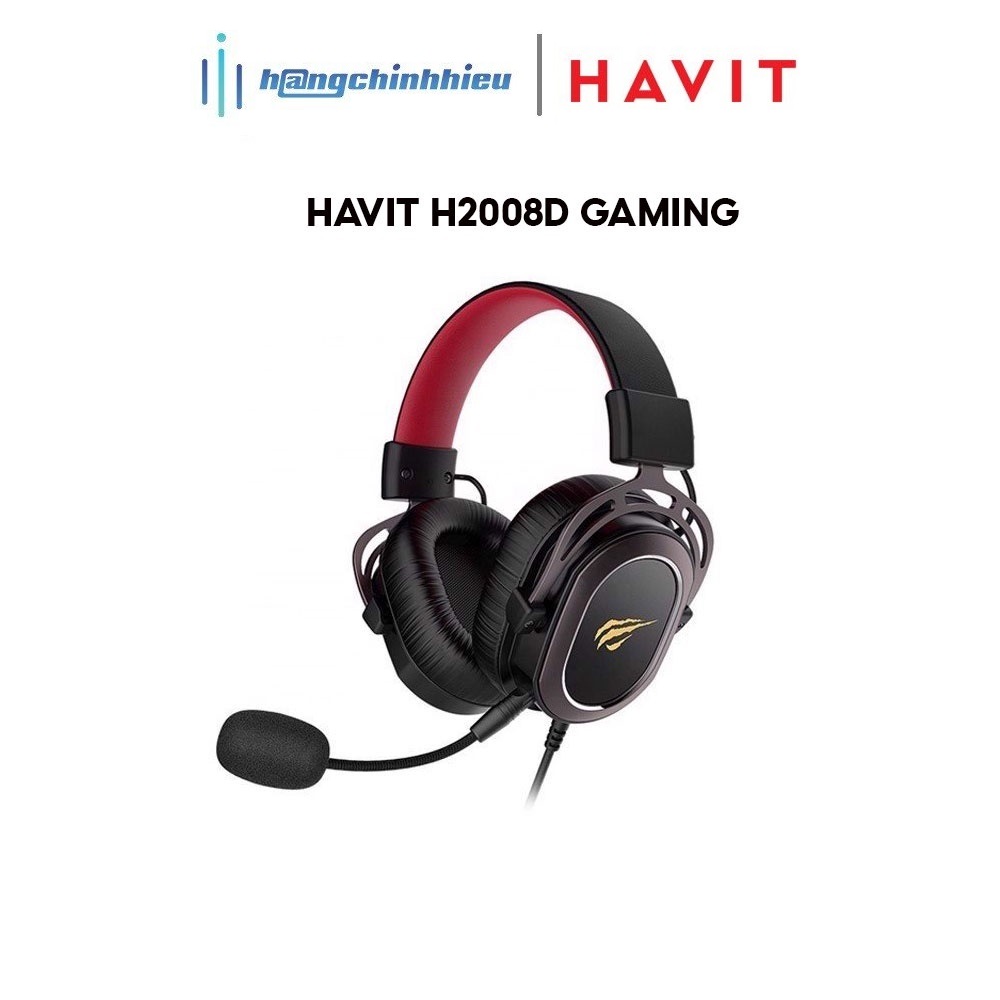 Tai nghe Havit H2008D Gaming Jack 3.5mm Hàng chính hãng