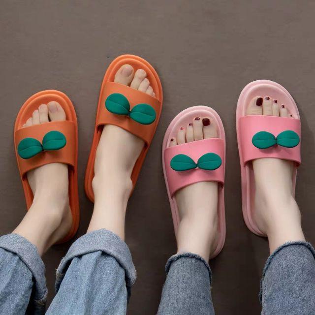 Giày dép lá mầm đế dày êm chân