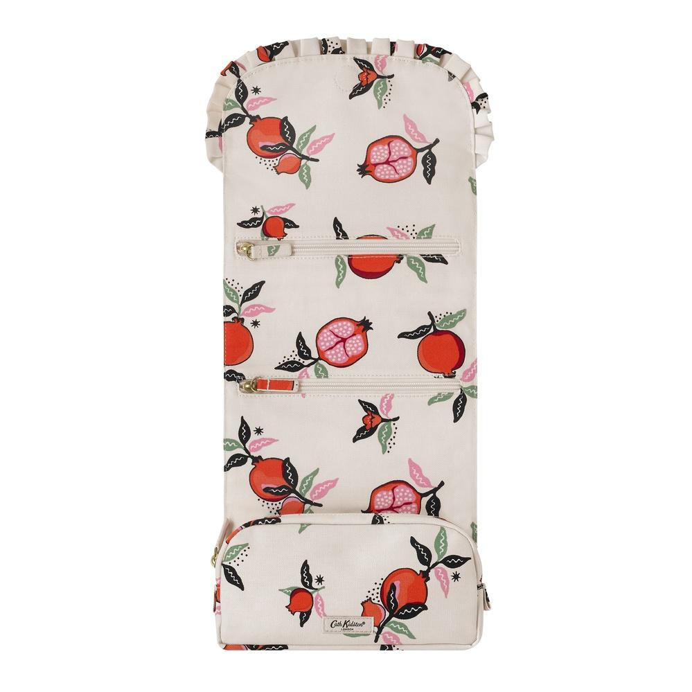 Cath Kidston - Túi đựng mỹ phẩm/Beauty Organiser Roll - Pomegranate - Cream -1049626