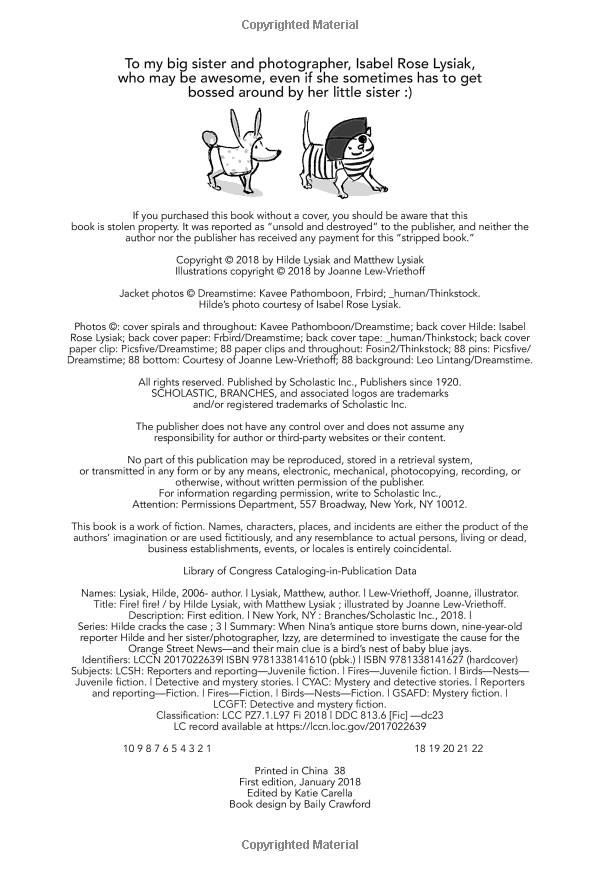 Sách ngoại văn: HILDE CRACKS THE CASE #3: FIRE! FIRE!