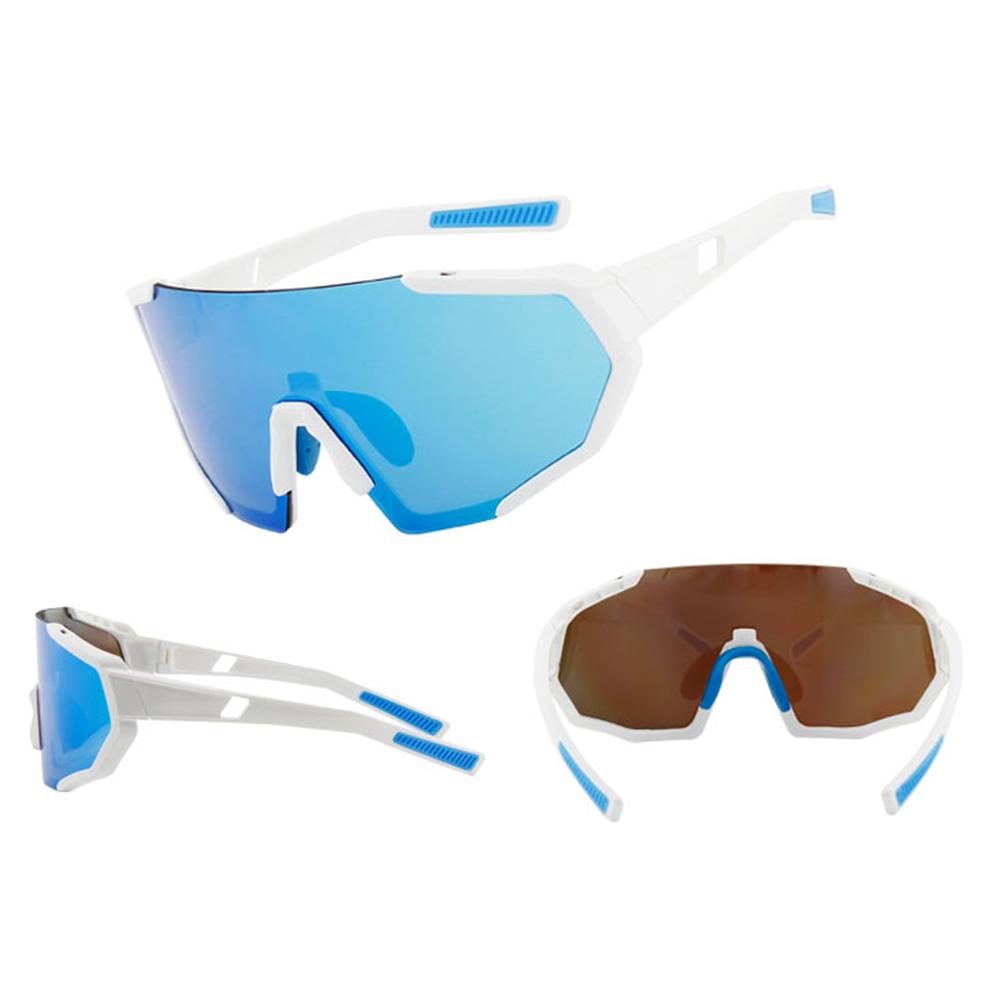Kính đi xe đạp với 2 kính dự phòng UV400 Kính râm thể thao MTB Kính đi xe đạp đường trường dành cho nam giới, nữ Chạy bộ Lái xe Câu cá