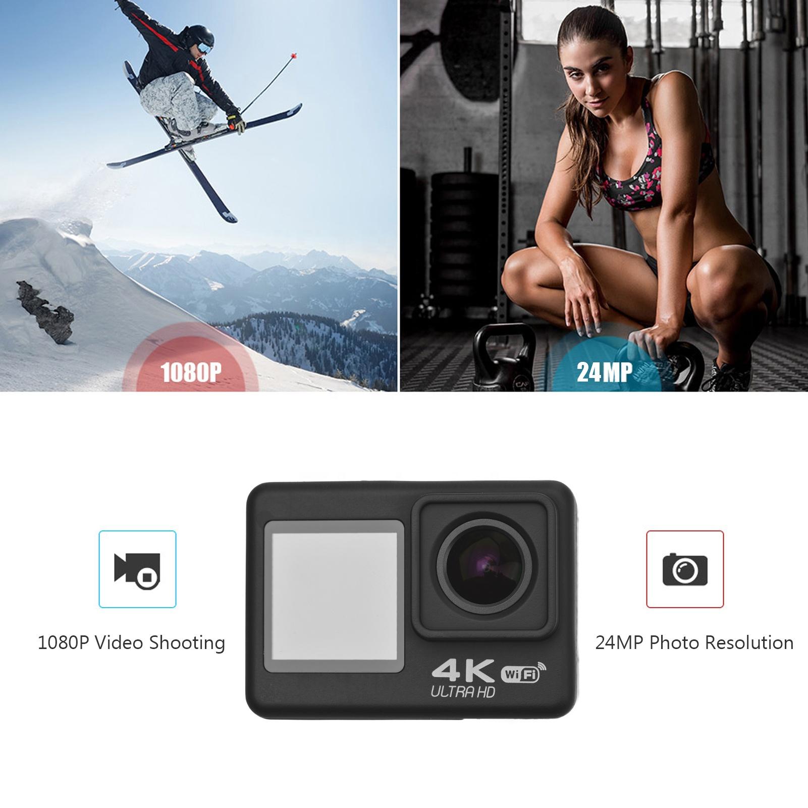 Máy ảnh thể thao HD 1080p Máy quay nhỏ Go Pro 9 Mũ bảo hiểm xe máy chậm