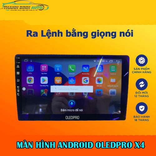 Màn Hình DVD Android Ô Tô 0LEDPR0 X4 ram 3gb/32gb chíp 8 nhân - Bh 18 tháng