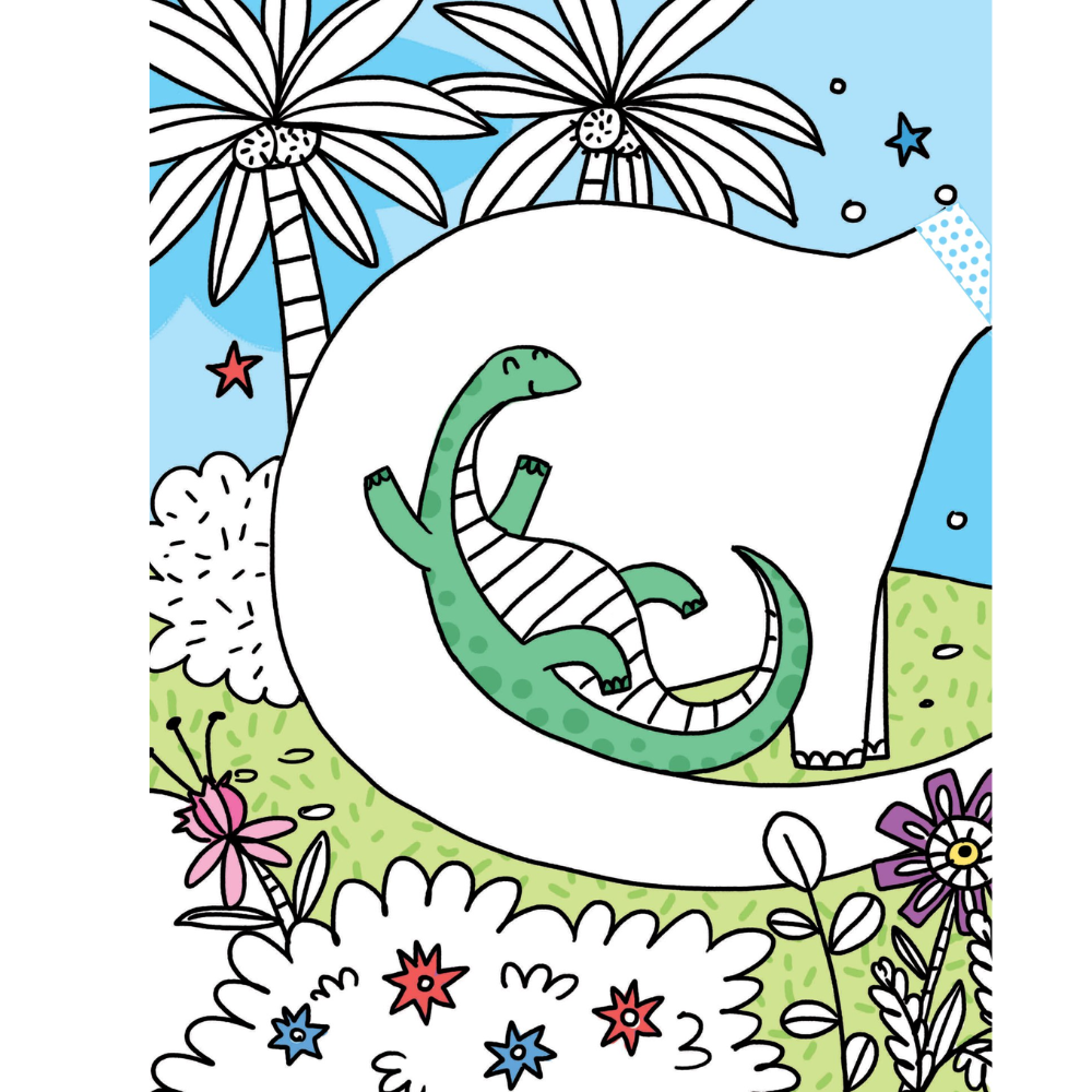 Tô màu và dựng hình 3D - Khủng long