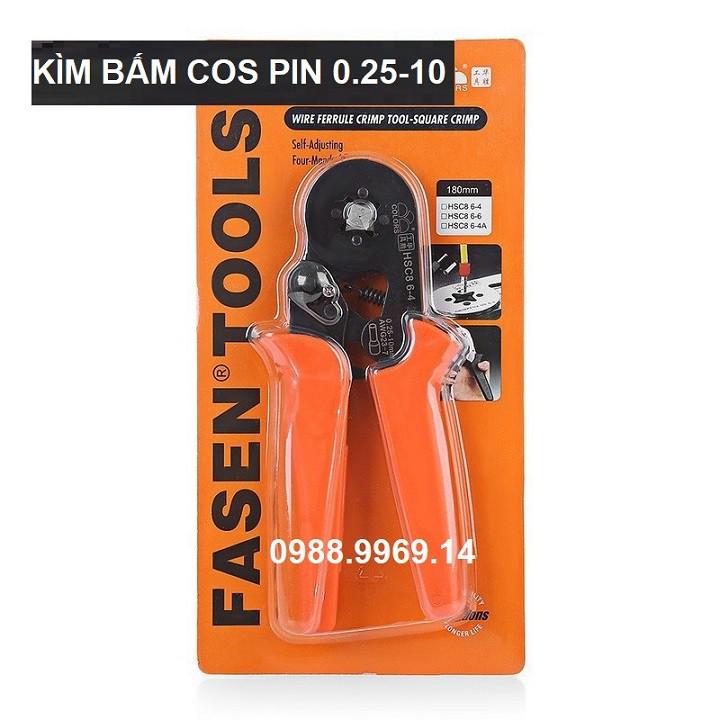 KÌM BẤM ĐẦU COS PIN RỖNG 0.25-10mm2 KÈM HỘP 1600 COS PIN