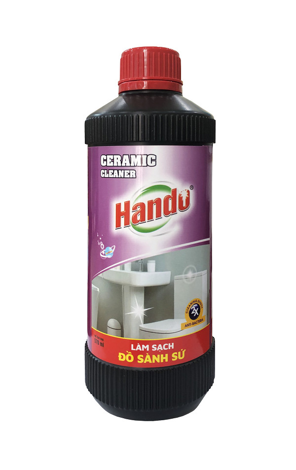 (LÀM SẠCH ĐỒ SÀNH SỨ) Dung dịch làm sạch đồ sành sứ Hando 570ml siêu sạch