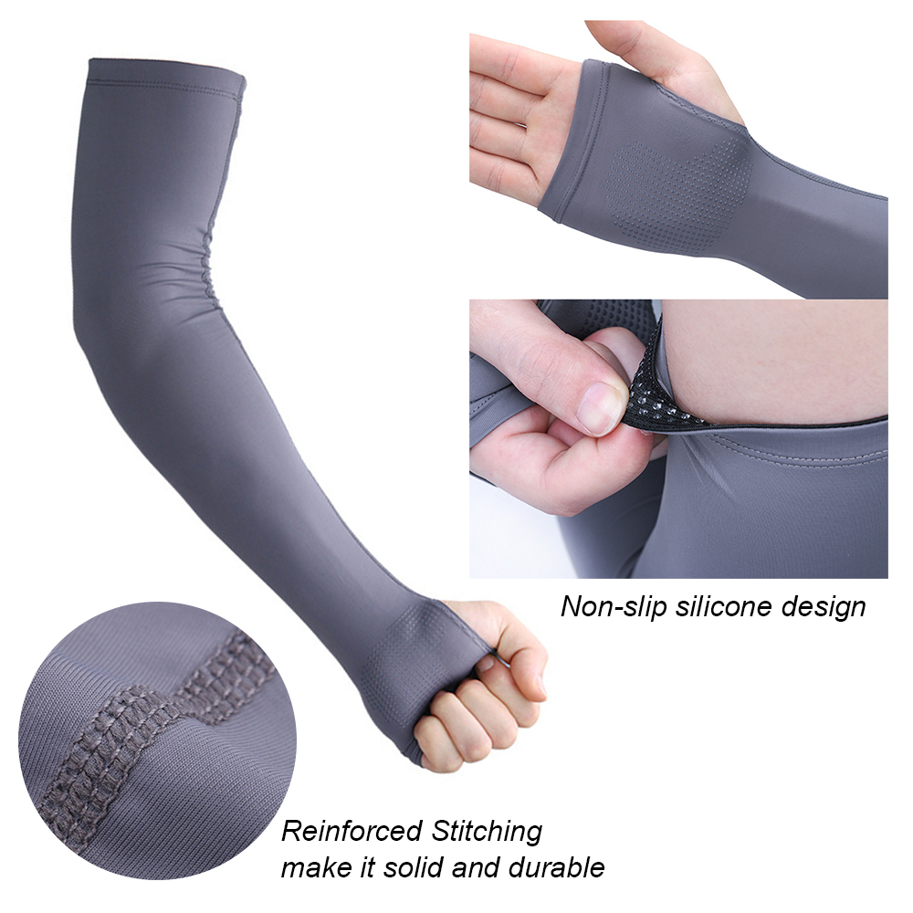 1 Cặp Tay Áo Làm Mát Chống Tia UV Cho Nam Chuyên Dùng Mùa Hè