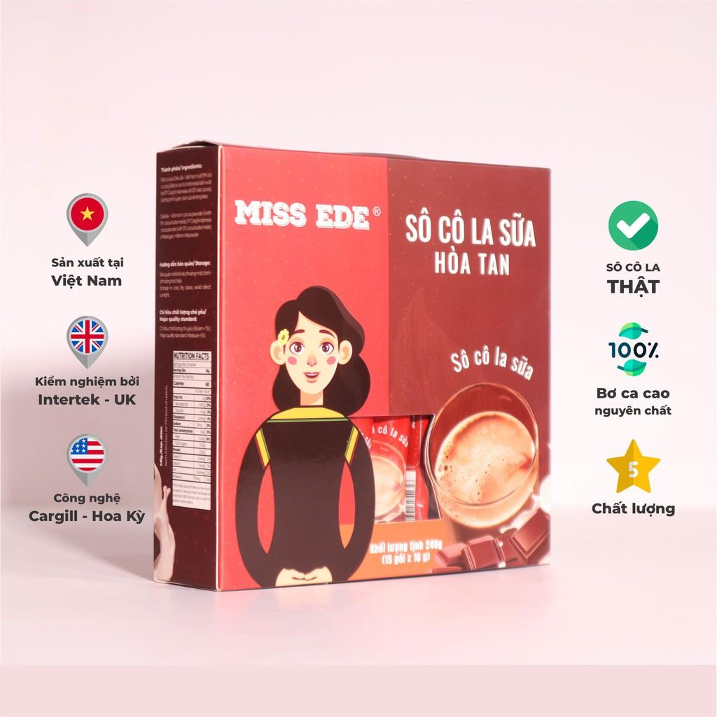 Sô cô la sữa hoà tan MISS EDE - 240 g (15 góix16 g)