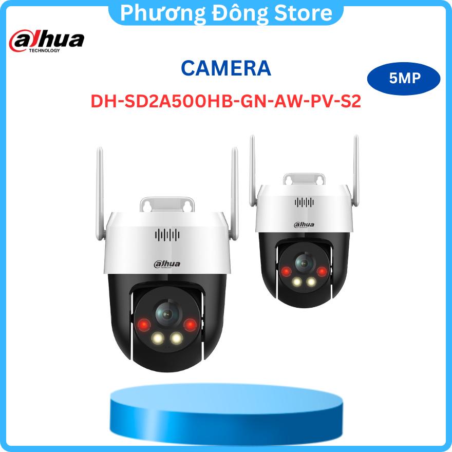 Camera IP WIFI quay quét 5MP DAHUA DH-SD2A500HB-GN-AW-PV-S2 - Hàng chính hãng