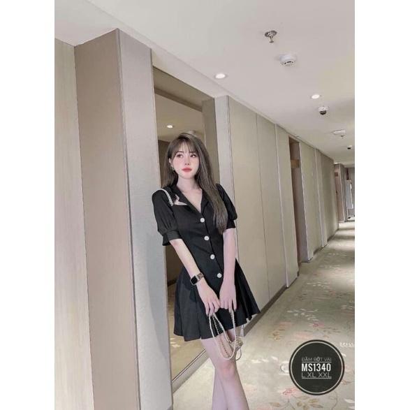 ĐẦM DỰ TIỆC BIG SIZE KHOÉT VAI SANG CHẢNH