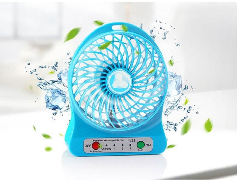 Quạt sạc tích điện mini USB Fan 3 chế độ