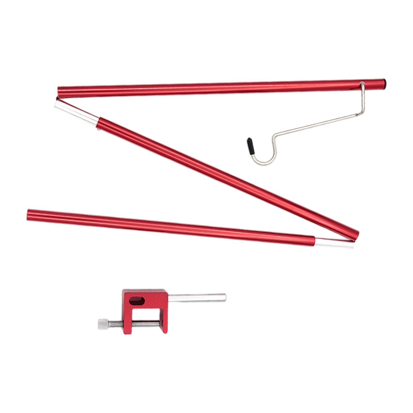 Folding Lantern Stand for Camping, 37in Lightweight Aluminum Alloy Outdoor Lantern Pole Hanger