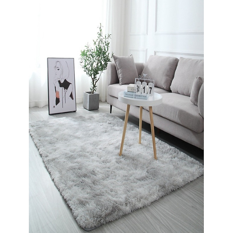 THẢM LÔNG XÙ MÀU LOANG NHẬP KHẨU CAO CẤP