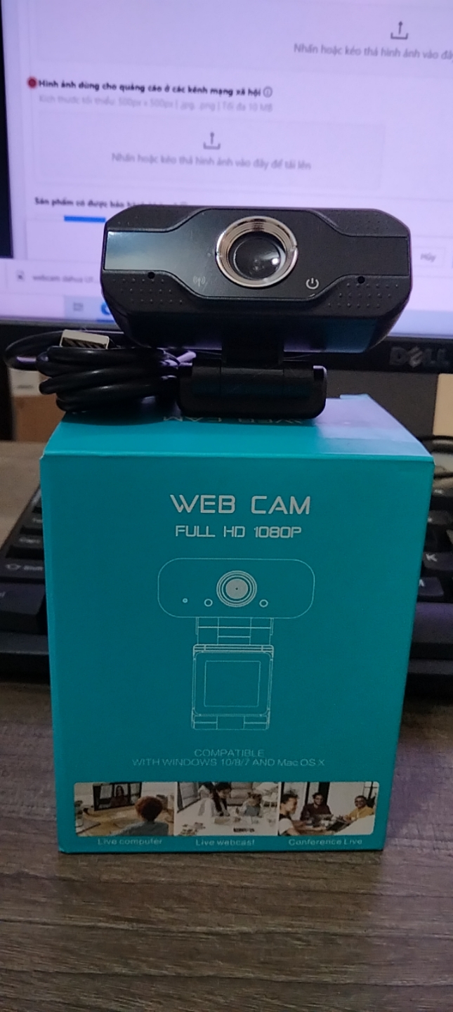 WEBCAM CÓ MÍC 1080P SẮC NÉT - TÍCH HỢP MIC THU RÕ RÀNG- Thích hợp cho việc livestream ,học tập, giảng bài...