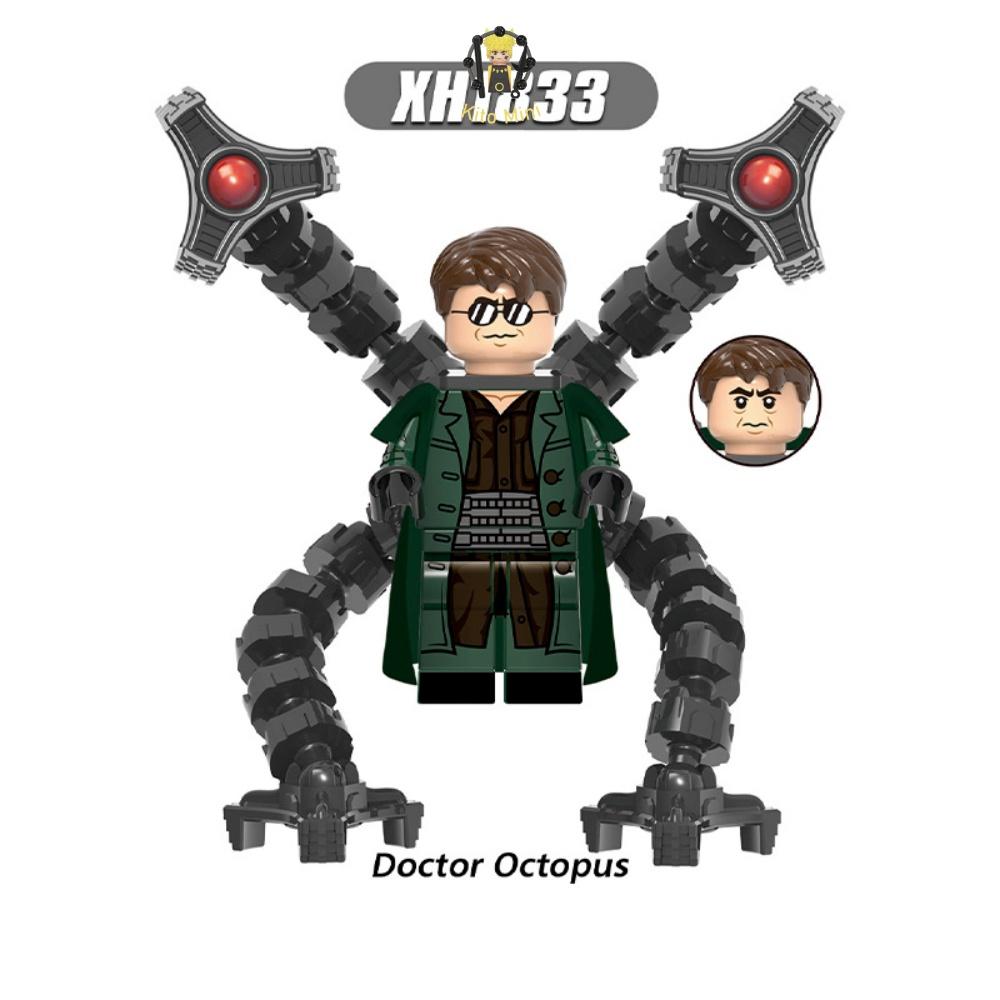 Minifigures Xếp Hình Lắp Ráp Người Nhện Marvel Doctor Octopus Không Còn Nhà XH1833 - 63