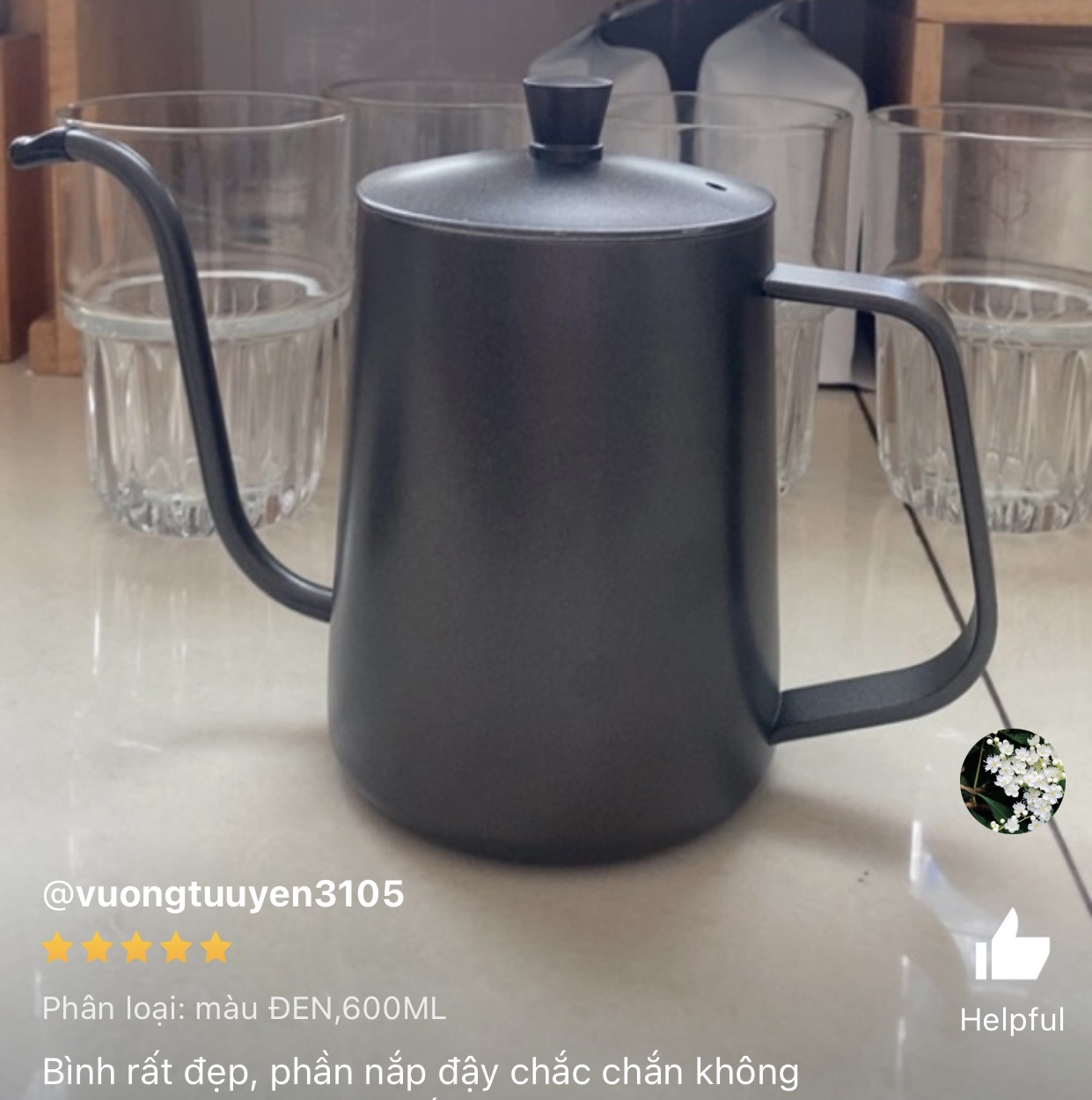 Ấm Cổ Ngỗng Pha Cà Phê Moka Pot 400ml Cao Cấp