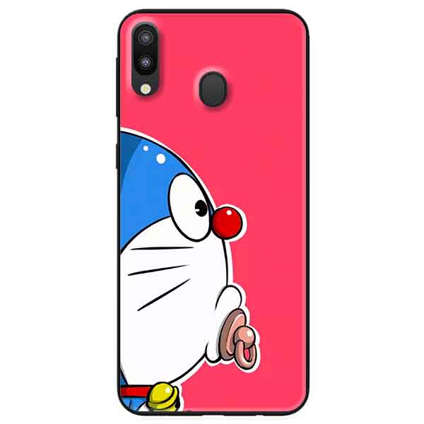 Ốp lưng in cho Samsung A20/ A30 Mẫu Doremon Nền Hồng