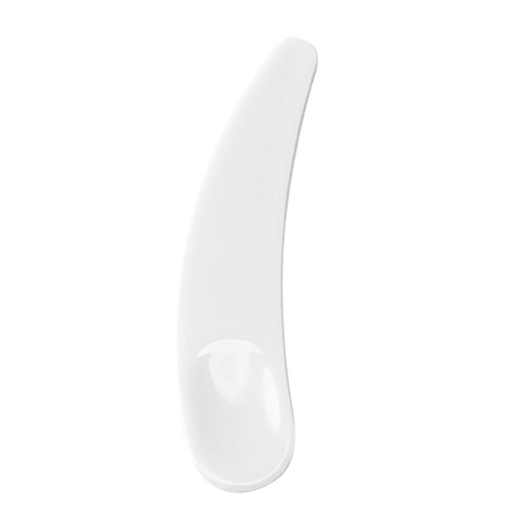 Pack of 100 Plastic Mini Cosmetic Spatula Scoop Makeup Mask Spoon Cosmetic Liquid Dropper - Disposable