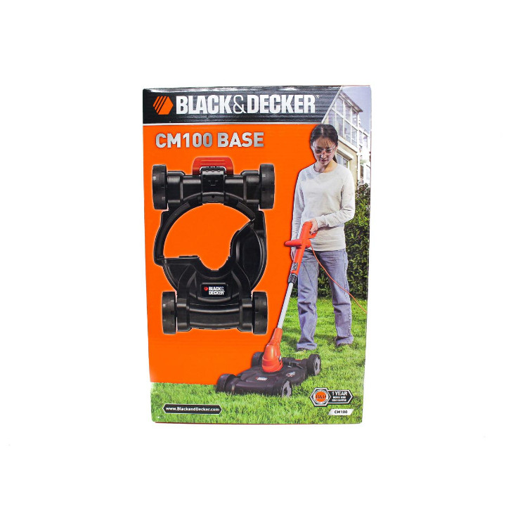 Combo Máy cắt cỏ cầm tay Black & Decker GL4525-B1 450W và Bánh xe máy cắt cỏ Black & Decker CM100-B1