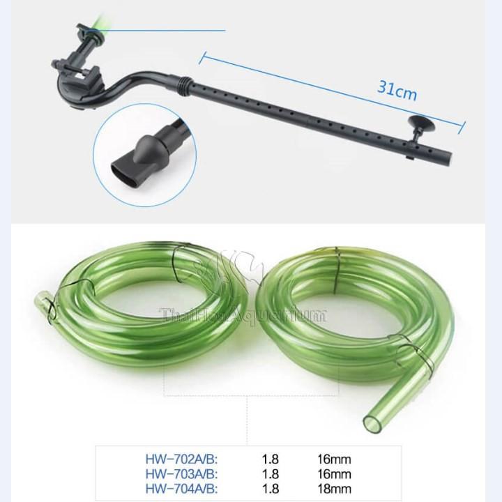 LỌC THÙNG SUNSUN TÍCH HỢP ĐÈN UV HW-703B 30W-1400L/H CHO BỂ 100-300L