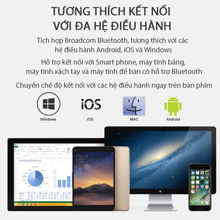 Hình ảnh Bàn phím bluetooth Coputa bàn phím không dây kết nối điện thoại laptop máy tính bảng mini gập gọn B033