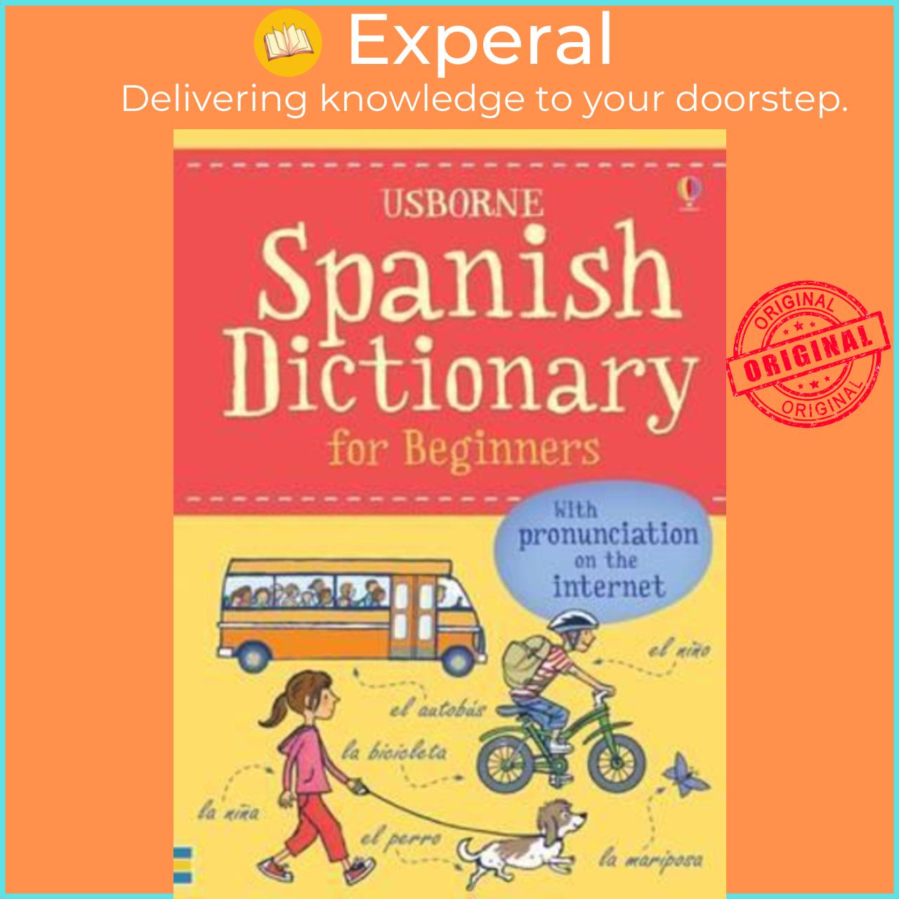 Sách - Spanish Dictionary for Beginners by Helen Davies (UK edition, paperback)