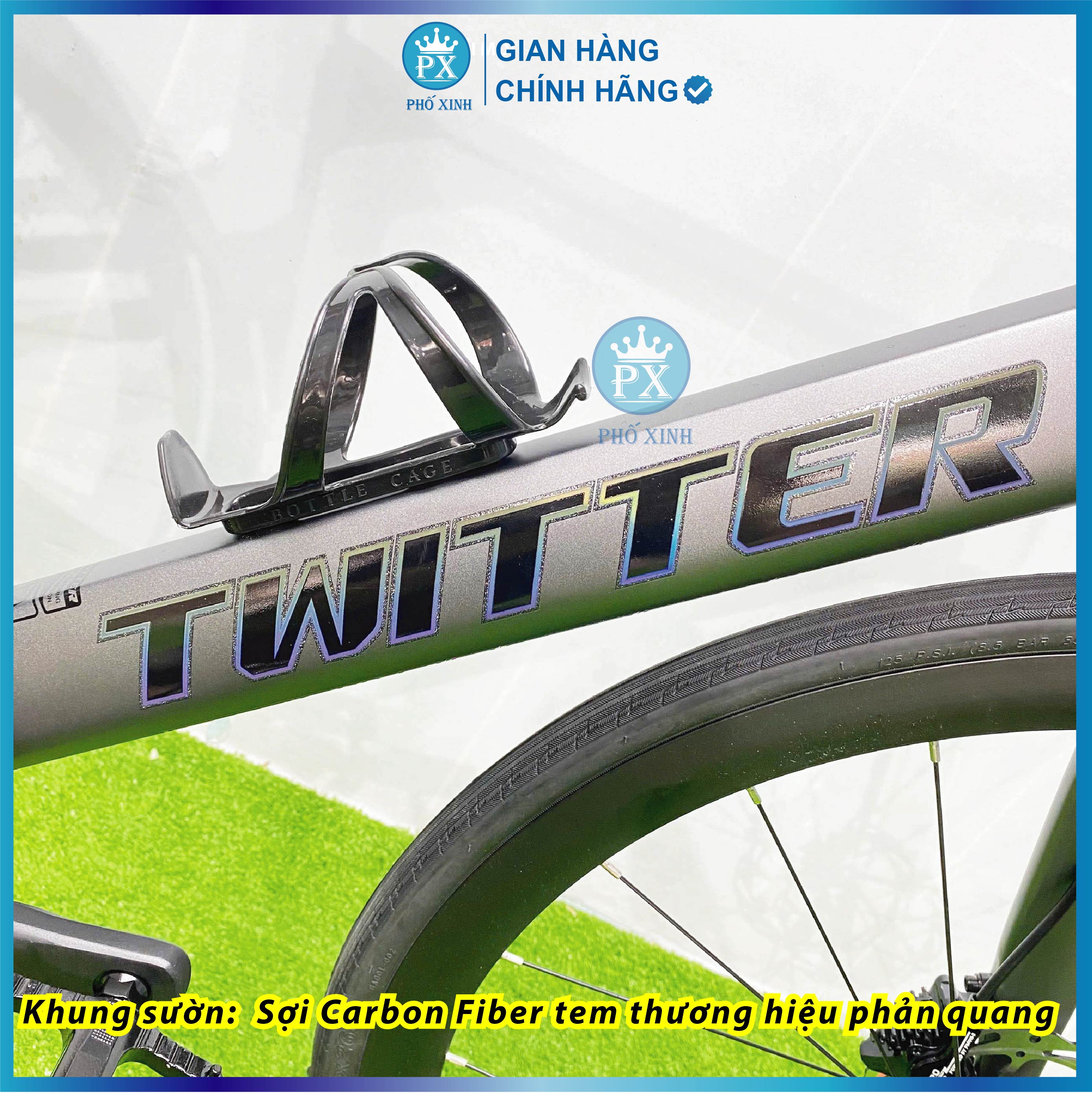 Xe đạp đua - ROAD Twitter R10 Pro RS-24 Speed FULL 6 món Carbon