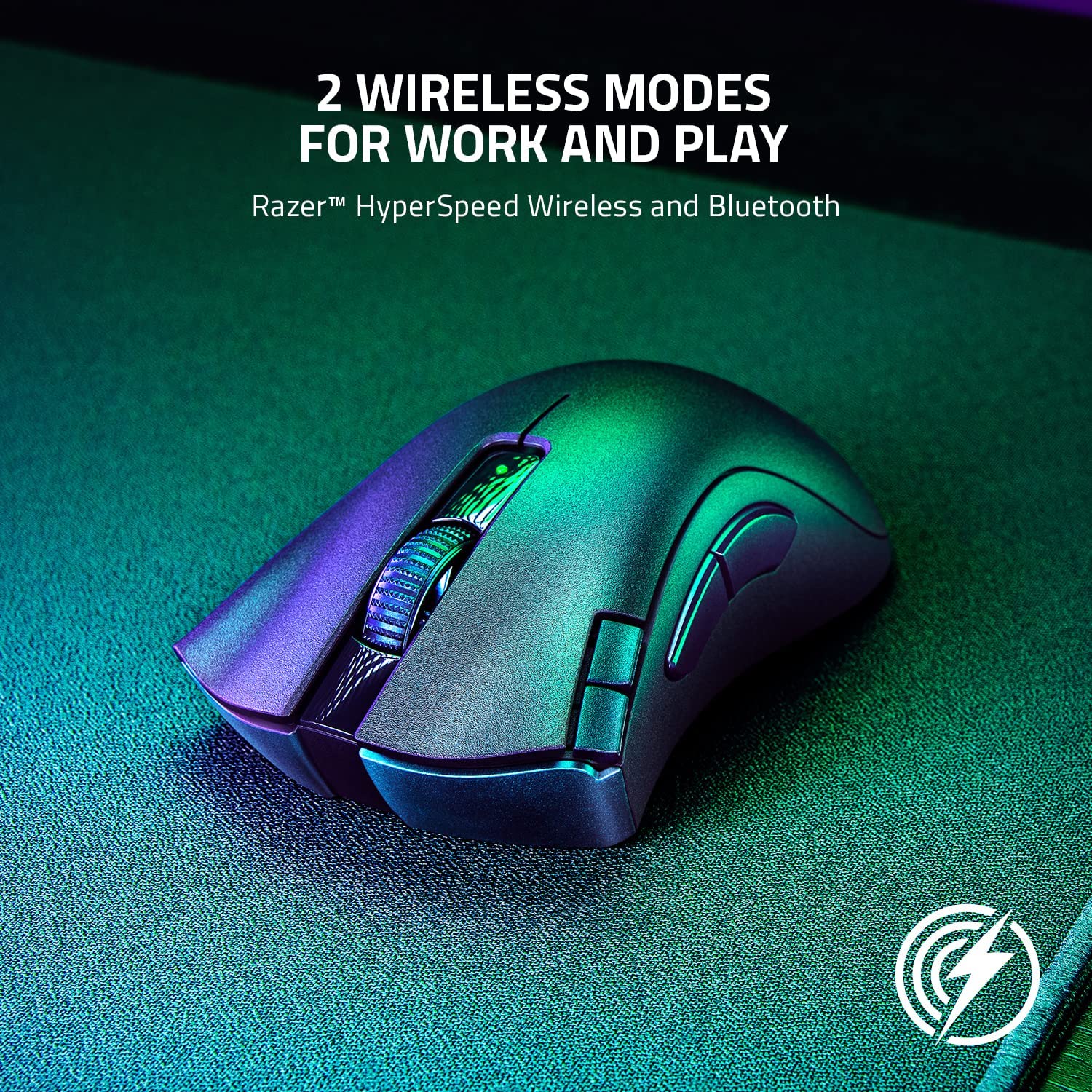 Chuột Razer DeathAdder V2 X HyperSpeed-Wireless Ergonomic_Mới, hàng chính hãng