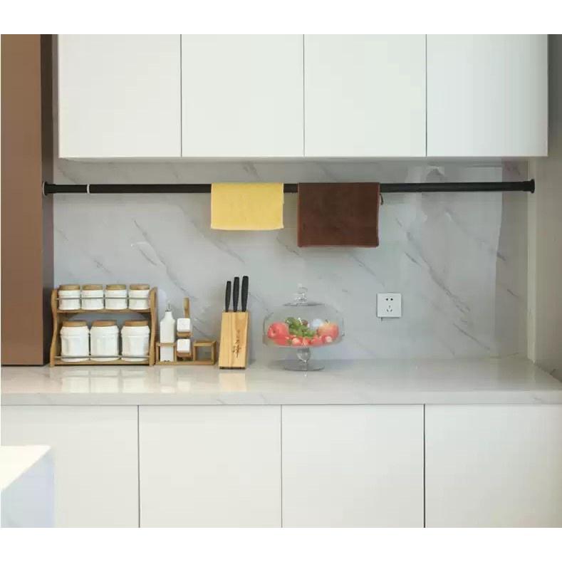 Size dài T7 - Cây treo quần áo gắn tường KHÔNG KHOAN, Thanh treo Đa Năng