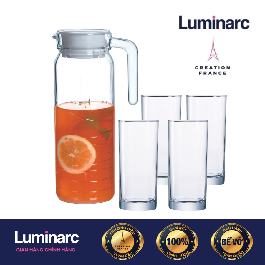 Bộ Bình Ly TT Luminarc Dona Circle Amsterdam 5 món - LUDOV2277