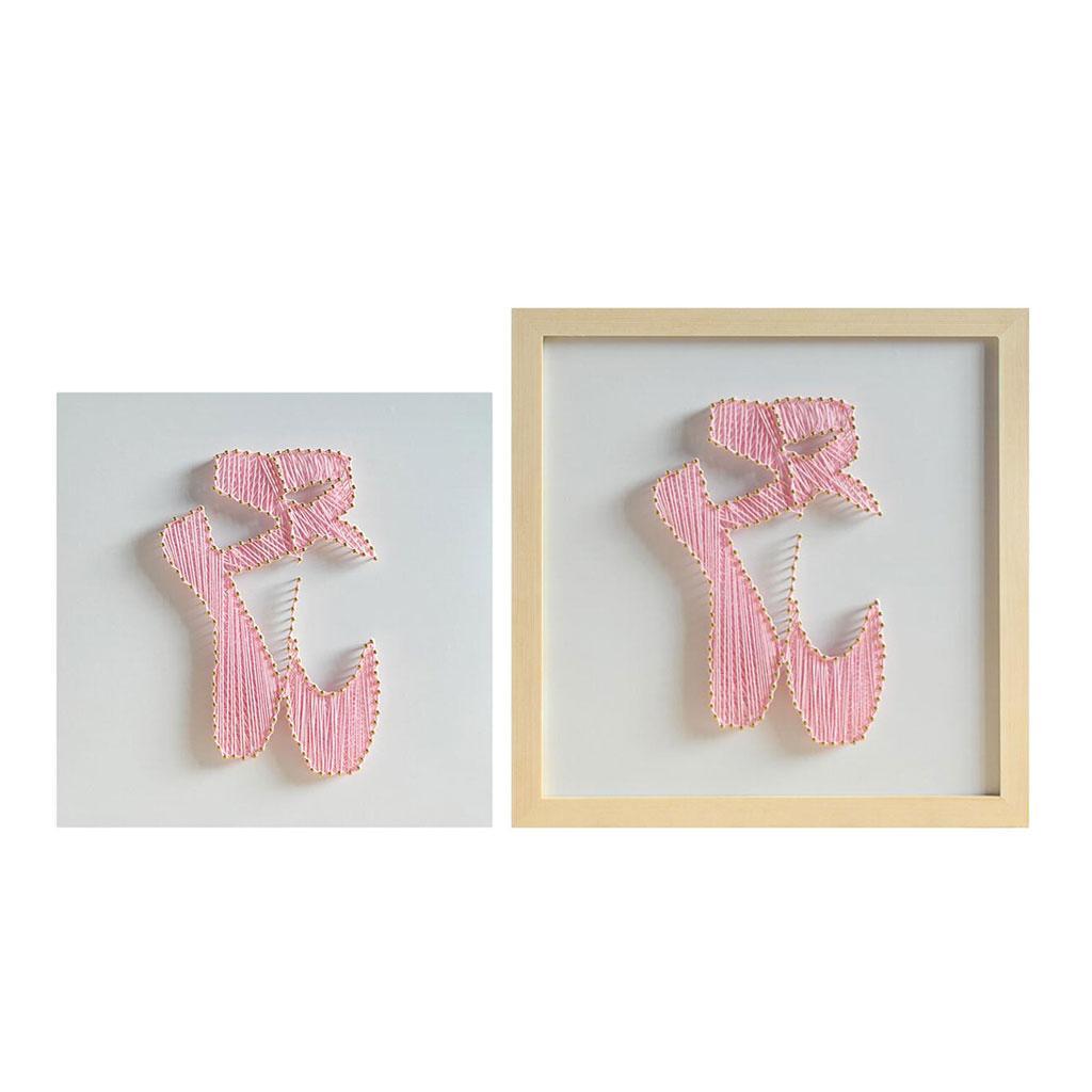 String Art Kit - Dance Shoes String Art, Adult Crafts Kit, Arts and Crafts Set, DIY Kit, Crafts Kit, Kits for Adults, All Crafting Supplies Included