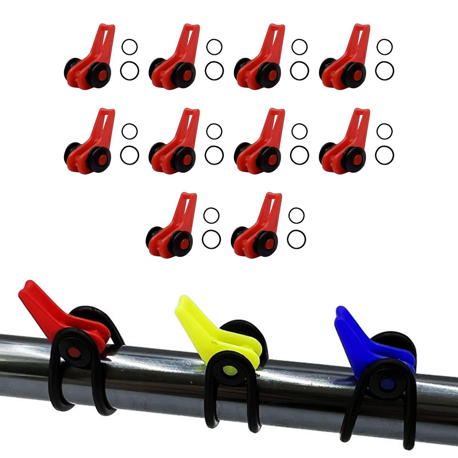 10 Pieces Fishing Hooks Keeper Fishing Pole Hook Keeper Fishing Lures Holder Fishing Rod Hook Holder Practical Fishing Rod Hook Keepers