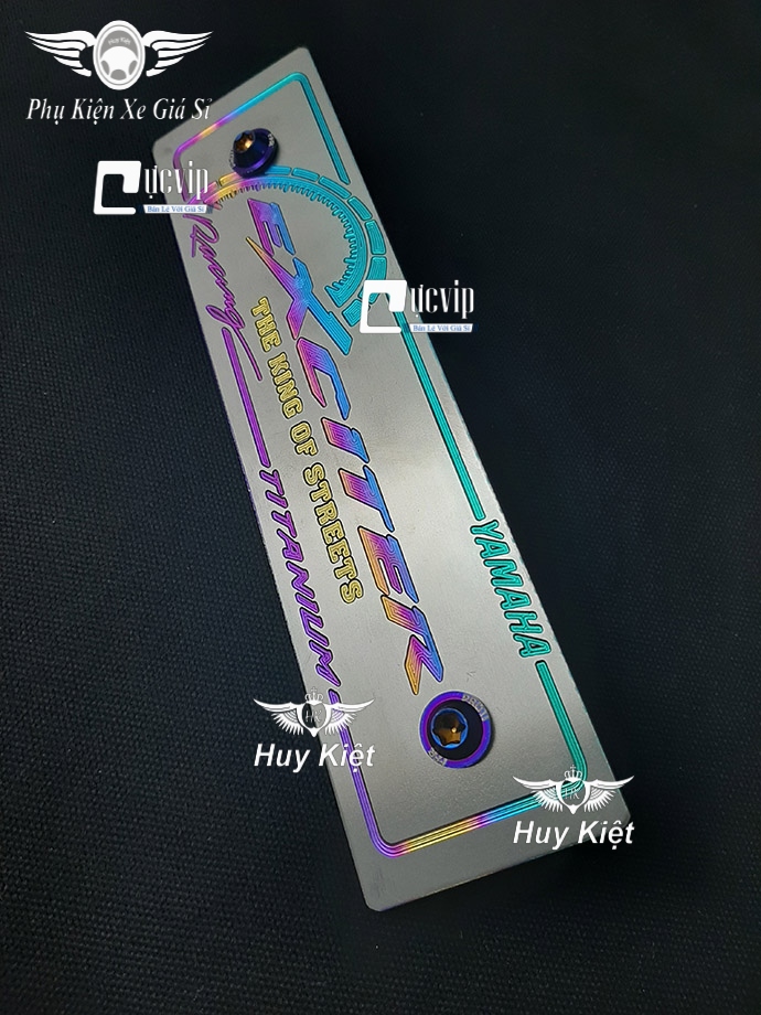 Bảng Tên Exciter Titan Kèm 2 Ốc ProTi MS3609 - Tặng 01 Móc Gắng Chìa Khóa Xe Ngẫu Nhiên
