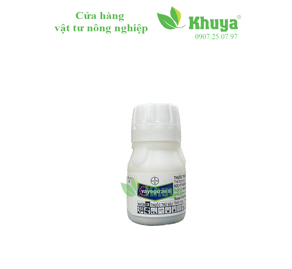 Thuốc trừ sâu Vayego 200SC 50ml Khắc Tinh Sâu Cuốn Lá