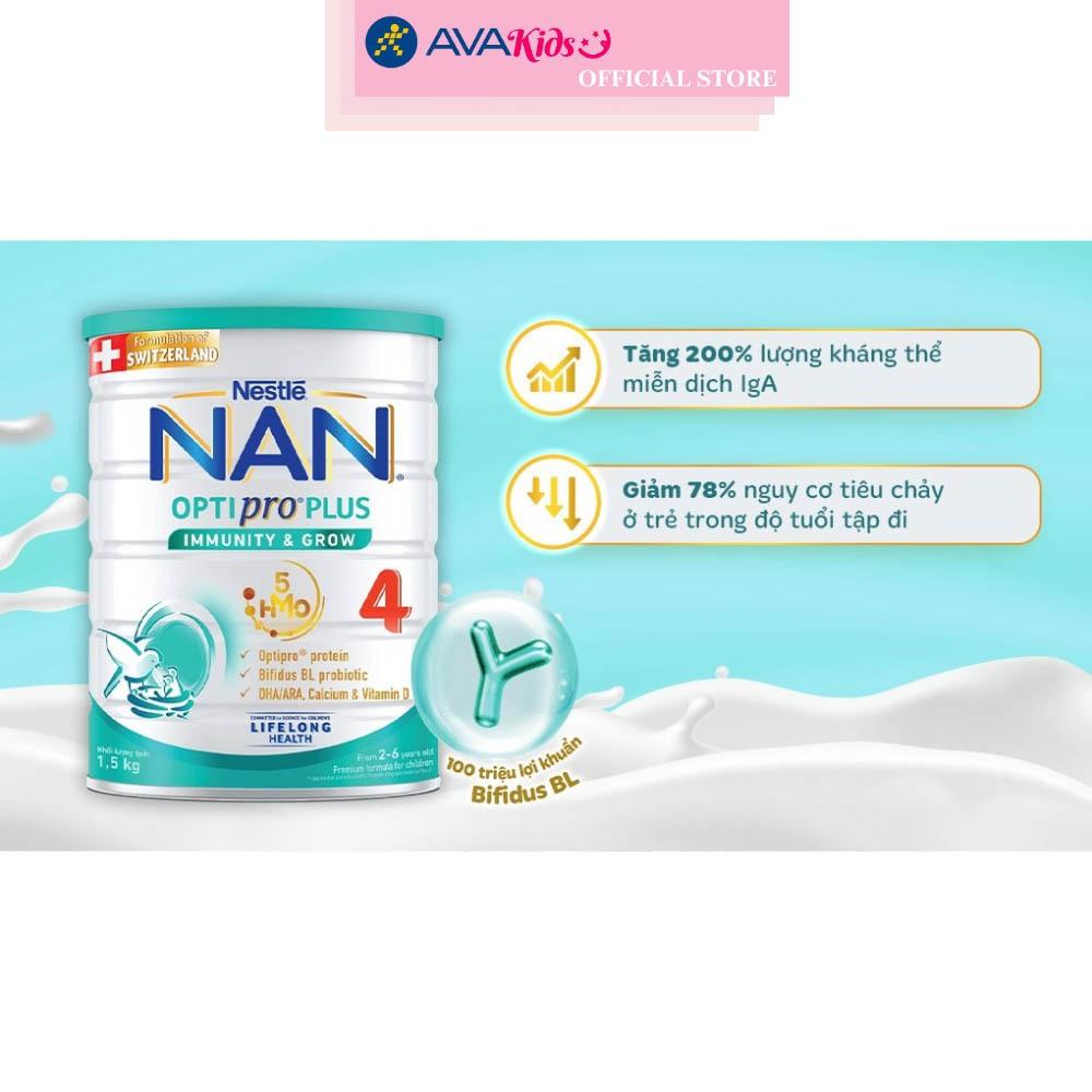 Sữa bột NAN Optipro Plus số 4 1.5 kg (2 - 6 tuổi)