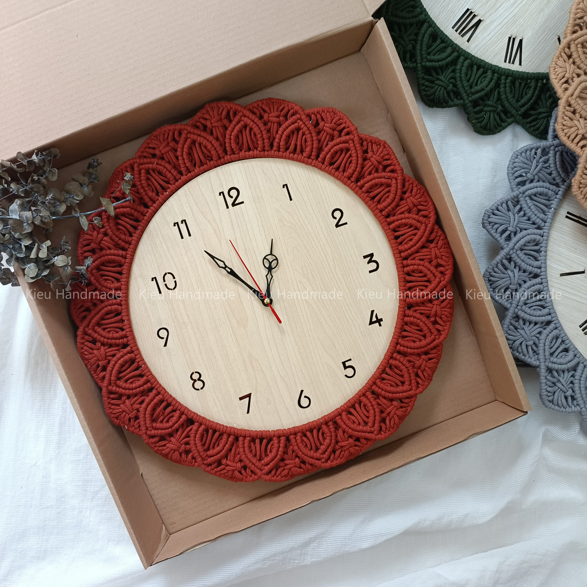 Đồng hồ Treo tường decor phòng ngủ Hàn Quốc