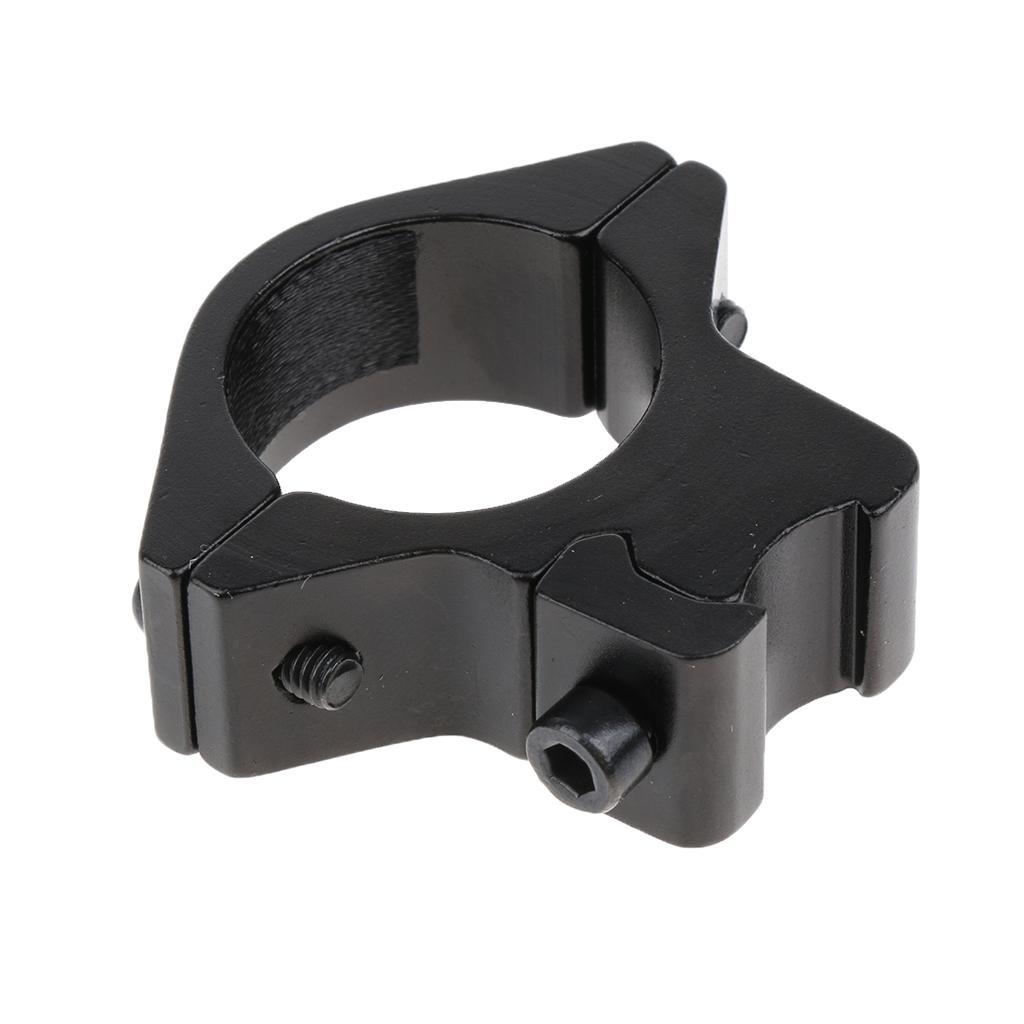 25.4mm 1'' Scope Mount Rings Fits for 11mm Dovetail Rail Low Profile W-DZ02