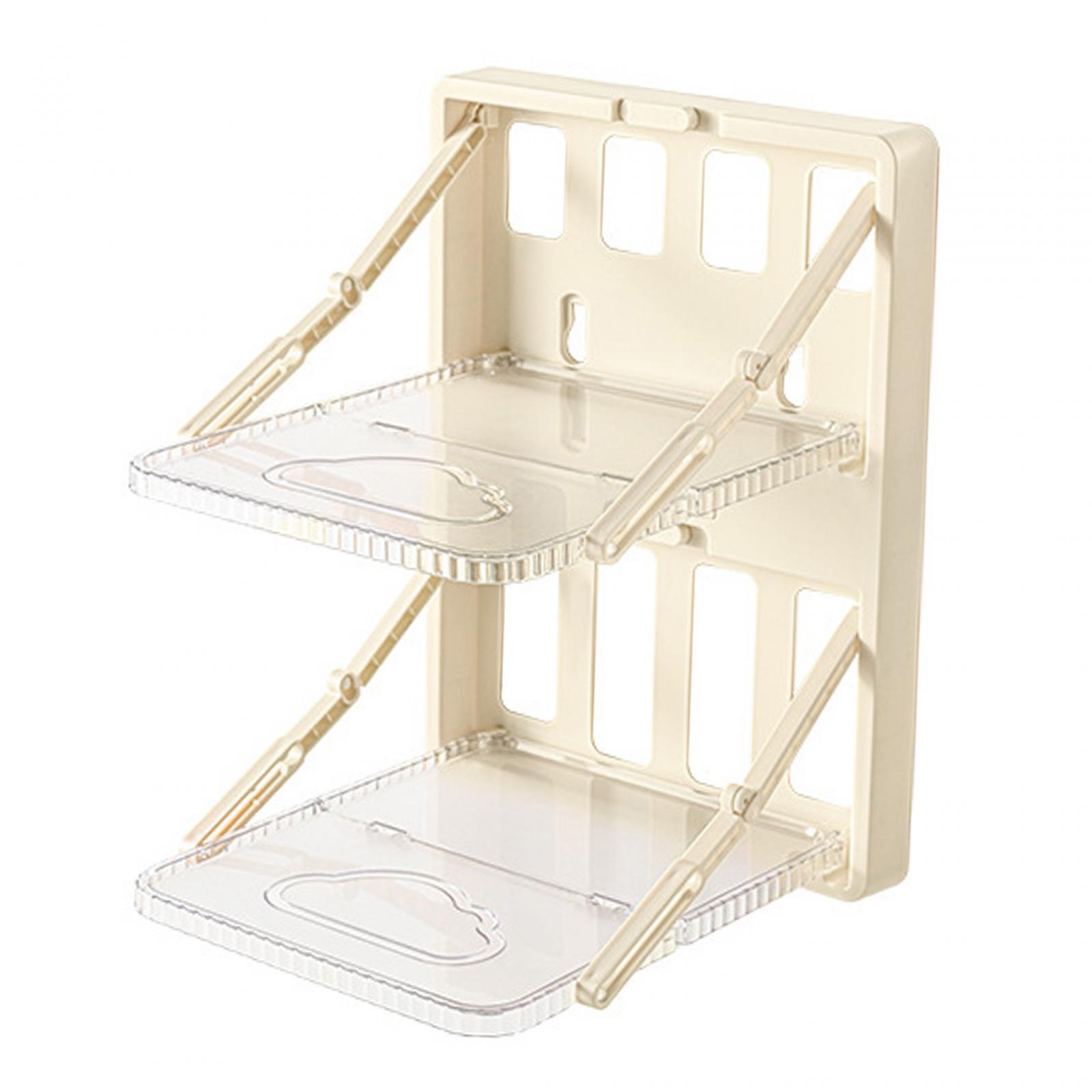 Wall Mounted Shoes Rack Shoe Holder Punch Free Space Saving Detachable Shoe Hanger Shoe Shelf for Closet Entryway Toilet Home