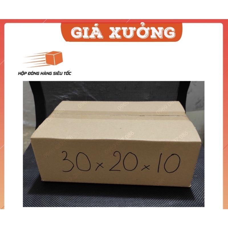 20hộp carton đóng hàng khổ 30 x 20 x 10