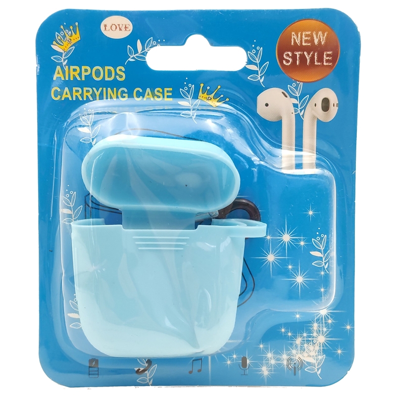 Hộp Silicon Đựng Tai Nghe Airpods - Màu Xanh Dương