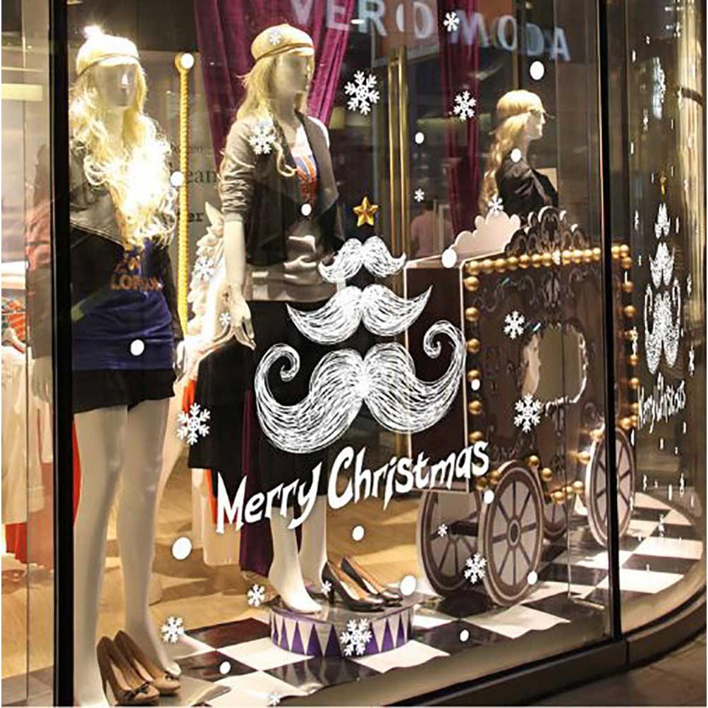 DECAL TRANG TRÍ NOEL 2 MẶT 2021 SỐ 21