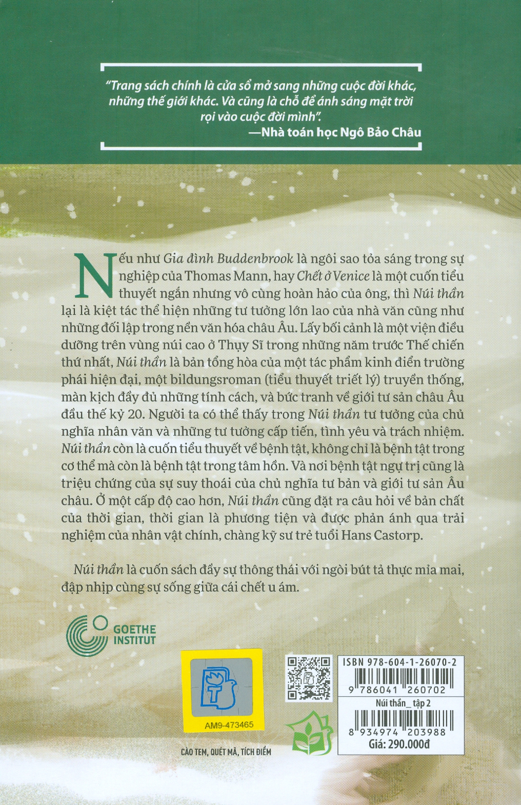 Cánh Cửa Mở Rộng - Núi Thần (Bộ 2 Tập) - Thomas Mann; Nguyễn Hồng Vân dịch