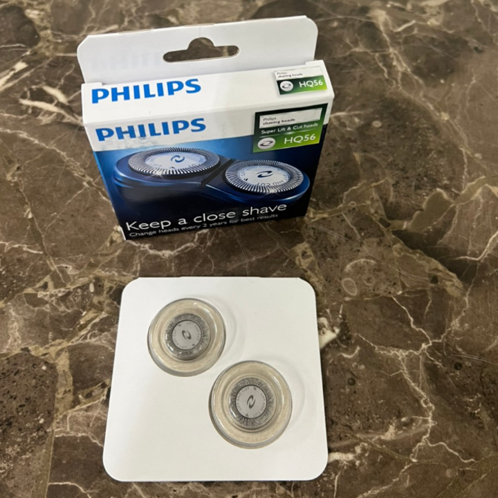 Bộ 2 lưỡi dao cạo râu Philips HQ56 - Hàng chính hãng, bảo hành 24 tháng